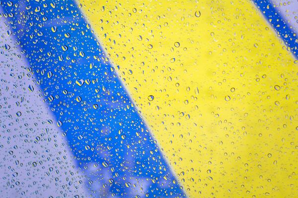 Freezing transformation car window captures mixed rain snow street scene AI  Generated 30318627 Stock Photo at Vecteezy