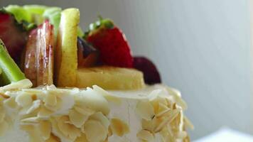 Delicious Birthday Fruit Cake video