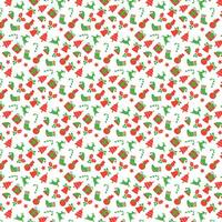 Colorful seamless christmas pattern. Multi color holiday ornaments. Xmas cover template. For banner and print. Graphic resource. photo