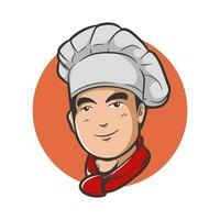 Chef Mascot Cartoon Logo vector