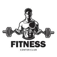 Fitness logo vector