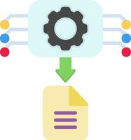 Machine Generated Data Vector Icon