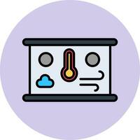 meteorología vector icono