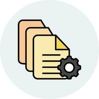 Batch Processing Vector Icon