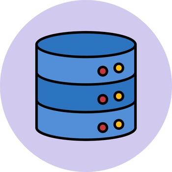 icono de vector de base de datos