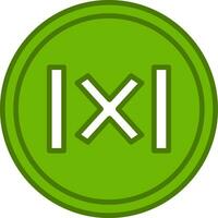 Absolute Value Vector Icon