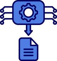 Machine Generated Data Vector Icon