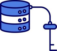 Key Value Database Vector Icon