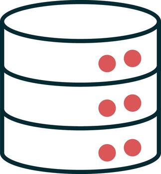 icono de vector de base de datos