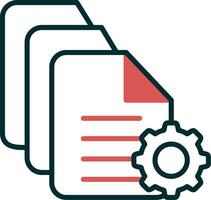 Batch Processing Vector Icon