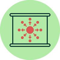 Diffusion Vector Icon