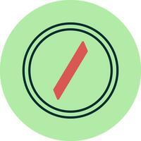Slash Vector Icon