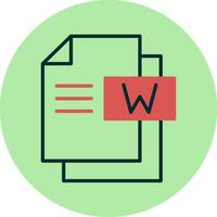 Word Vector Icon