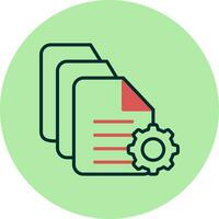 Batch Processing Vector Icon