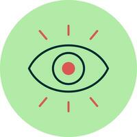 icono de vector de visualización