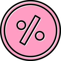 Percentage Vector Icon