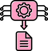 Machine Generated Data Vector Icon