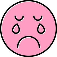 Crying Vector Icon