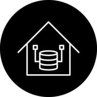 Data Warehouse Vector Icon