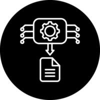 Machine Generated Data Vector Icon