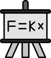 icono de vector de fórmula