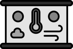 meteorología vector icono