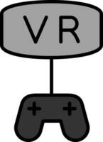 vr juego vector icono