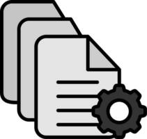 Batch Processing Vector Icon