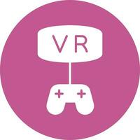 vr juego vector icono