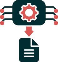 Machine Generated Data Vector Icon