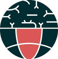 icono de vector de mundo