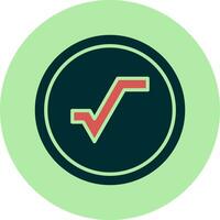 Square Root Vector Icon