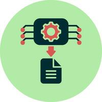 Machine Generated Data Vector Icon