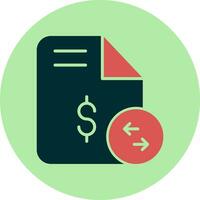 Transactional Data Vector Icon