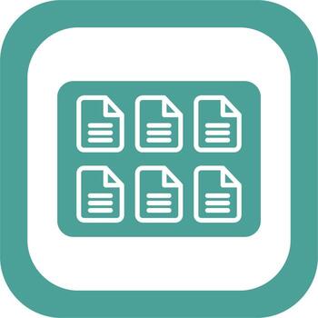 muestra vector icono