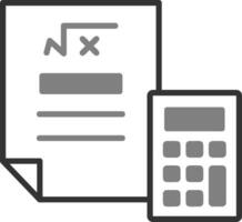 Mathematics Vector Icon