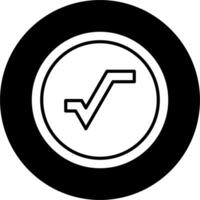 Square Root Vector Icon