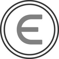Epsilon Vector Icon
