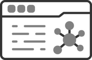 icono de vector de análisis de datos