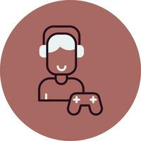 Gamer Vector Icon