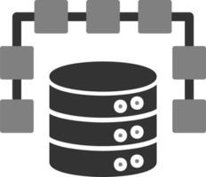 icono de vector de datos estructurados