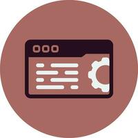 Web Settings Vector Icon