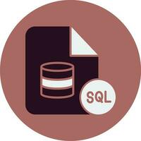 Structured Query Language Vector Icon