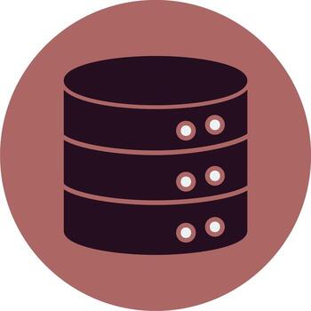 icono de vector de base de datos