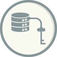 Key Value Database Vector Icon