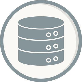 icono de vector de base de datos
