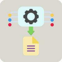 Machine Generated Data Vector Icon