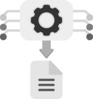 Machine Generated Data Vector Icon