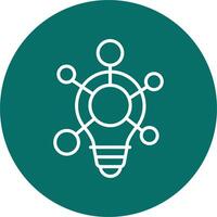 Clustering Vector Icon