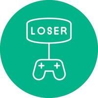 Loser Vector Icon